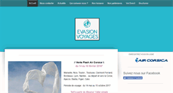 Desktop Screenshot of evasionvoyagesajaccio.com